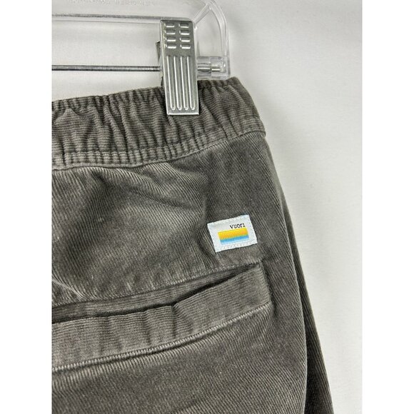 Vuori Men's Grey Optimist Corduroy Pants Size Medium  32 x 29 Drawstring V440 - Picture 11 of 15